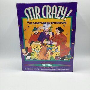 Stir Crazy 1996‎ Oriental Sane Way to Entertain! Dinner Party Game New Sealed